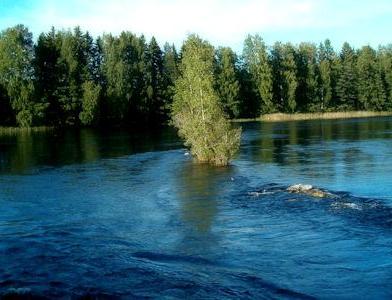 Рыбалка на порогах Kermankoski 